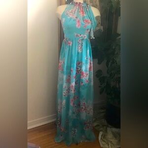 NWT - Adrianna Papell Maxi Special Occasion Dress - Size 0